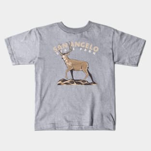 San Angelo State Park Texas Roaming Deer Kids T-Shirt